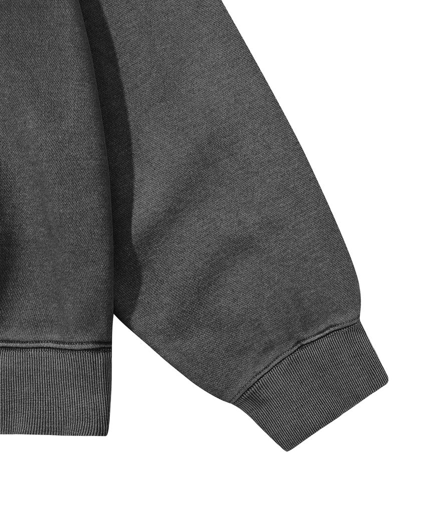 PIGMENT Typo Hoodie-Black