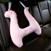 Car Travel Pillow Back Seat Passenger Comfort Soft Plush Neck Support Cushion Dinosaur Unicorn Duck Design