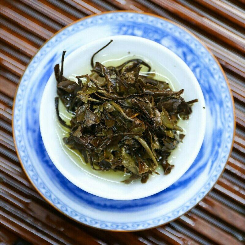 350г Белый чай 2018 Fuding Shou Mei Органический белый чайный торт High Mountain Bai Cha