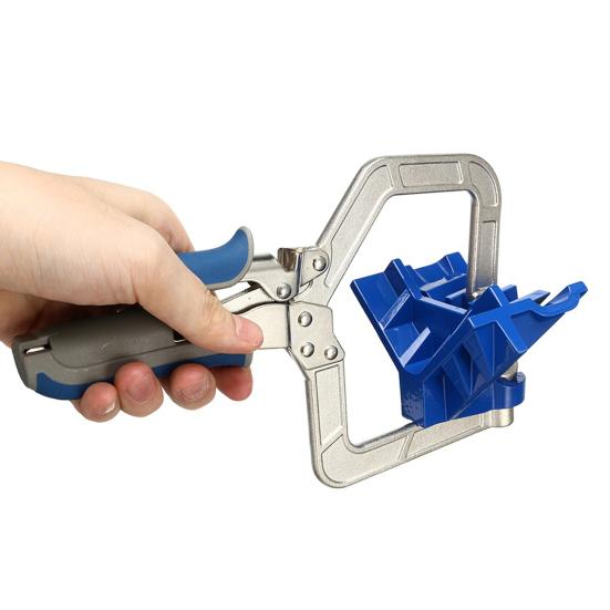 Угловой зажим 90 градусов Эргономичная ручка Регулируемая толщина Многоцелевой ручной Прямоугольный зажим Инструмент для деревообработки