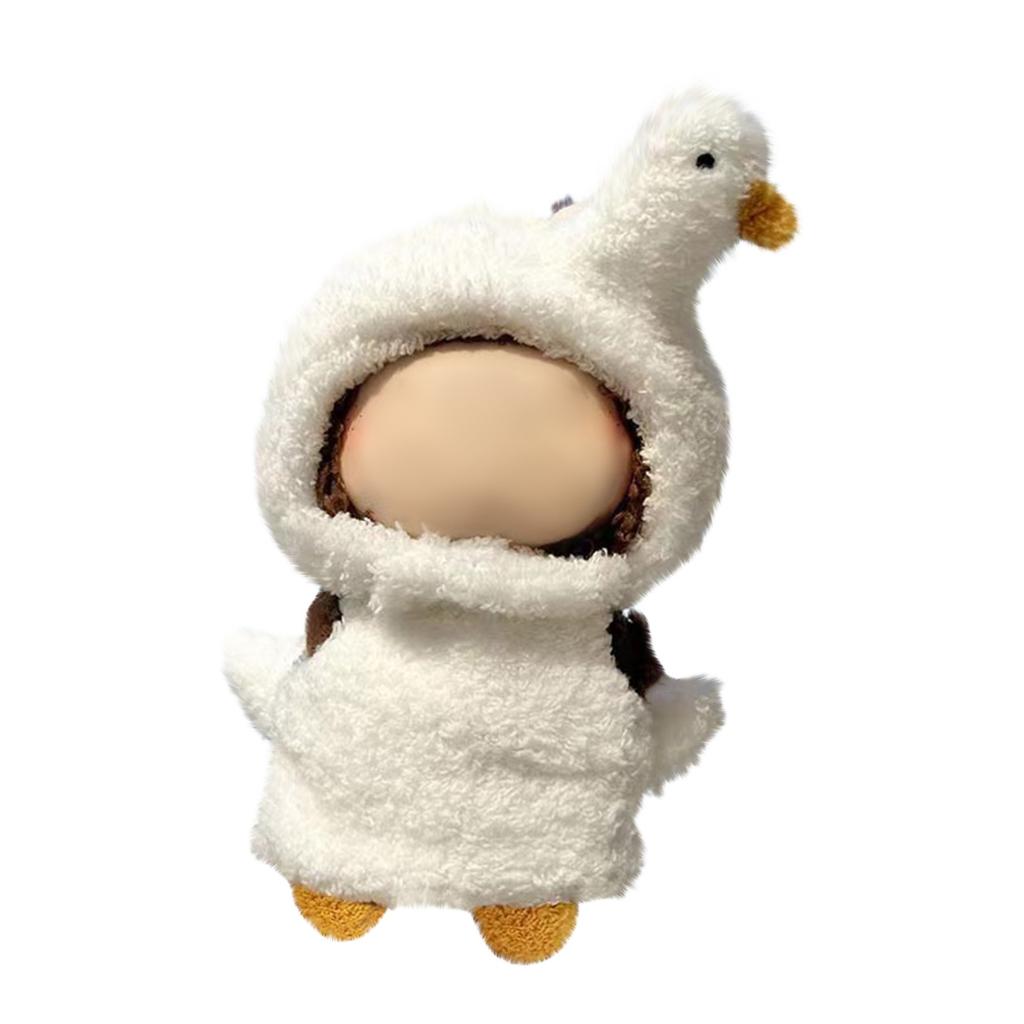 Doll Clothes Set 17cm Doll Accessories Love Heart Top Scarf Hat No Dolls