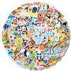 100 Small Size 4CM Doodle Mix and Match Stickers Cartoon Cute Pig Penguin Stickers