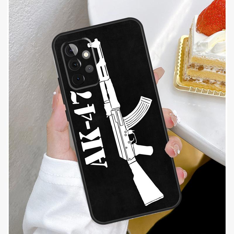 Чехол для телефона AK47 для Samsung Galaxy A54 A34 A14 A15 A35 A55 A52 A32 A12 A51 A71 A33 A23 A13 A53 Чехол