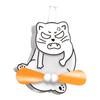 Hand-Crank Fan Cartoon Handheld Fan Cute Animal Shapes Portable Pocket Fan for Picnics Living Rooms Travel