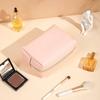 Косметичка из искусственной кожи, водонепроницаемая сумка для хранения кистей для макияжа, переносная дорожная косметичка для женщин
