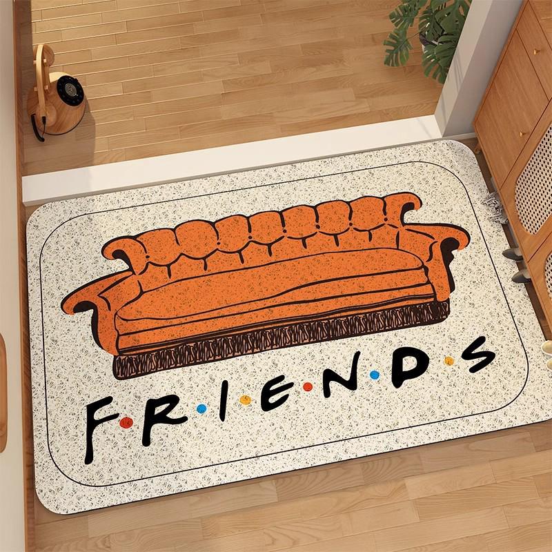 American Fun Scrape Entrance Mat: Wear-Resistant, Non-Slip Mud & Dirt Wiping Silk Ring Foot Pad