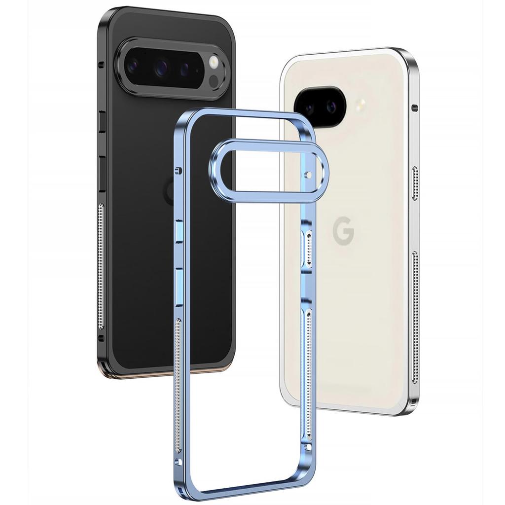 Чехол-накладка с металлическим ободком для Google Pixel 9 Pro XL, с теплоотводом