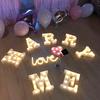 LED Photo Props: Creative Letter Lamp for Christmas, New Year, Birthday, and Wedding Room Decor