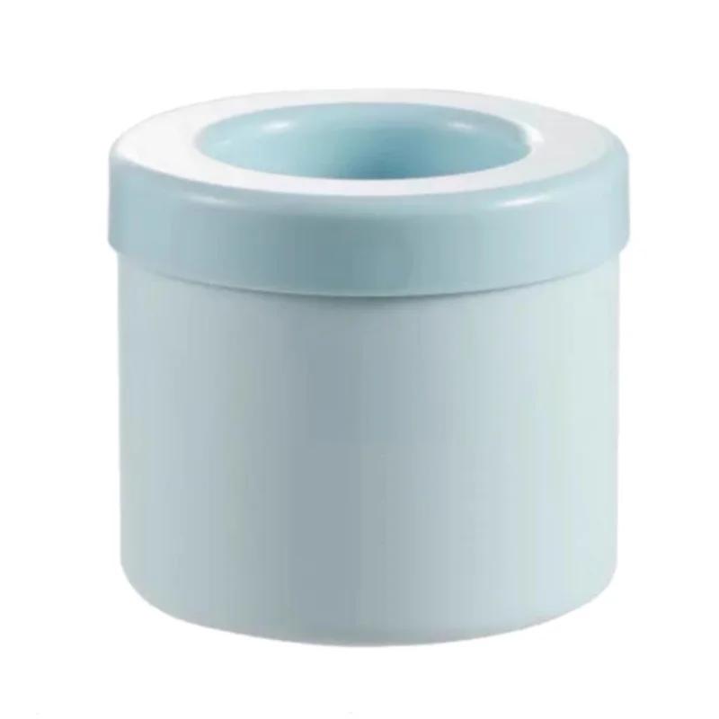 Мини силиконовая форма для кубиков льда, круглое ведерко для льда, контейнер для хранения льда, домашний бар DIY холодильник, морозильник, льдогенератор