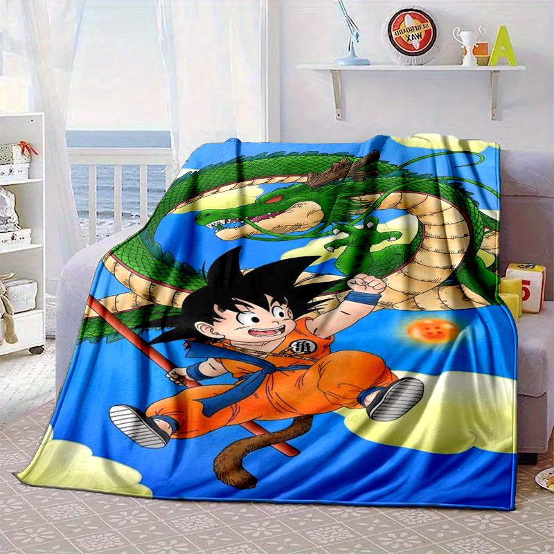 Dragon anime Artwork Blanket Flannel Blanket for bed, sofa, Camping, Hiking, Picnic Essentials, gift for family Fan gifts