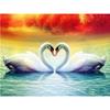 DIY Swan 5D Diamond Painting Full Round Drill Animal Diamond Embroidery Cross Stitch Kit Mosaic Resin Home Decor Gift