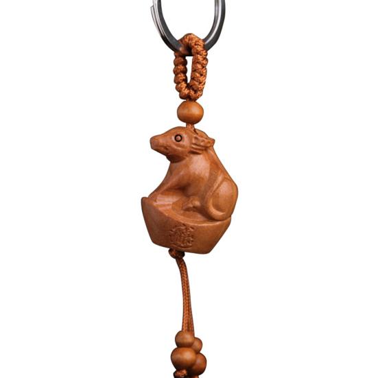 Резьба деревянный кулон брелок для ключей сумка висит декор подарок