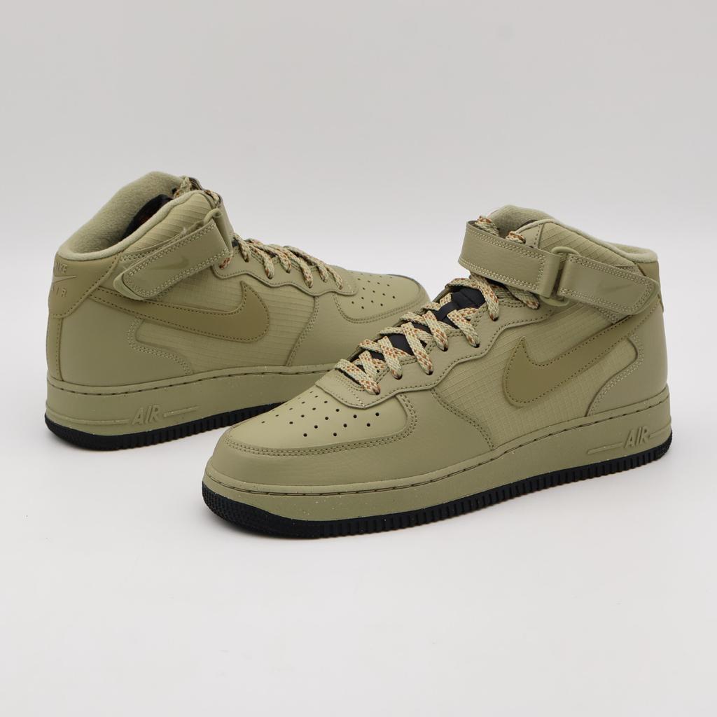FB8881-200 Nike Air Force 1 Mid '07 Нейтральный Оливковый Черный Темно-Рыжий (Мужской)