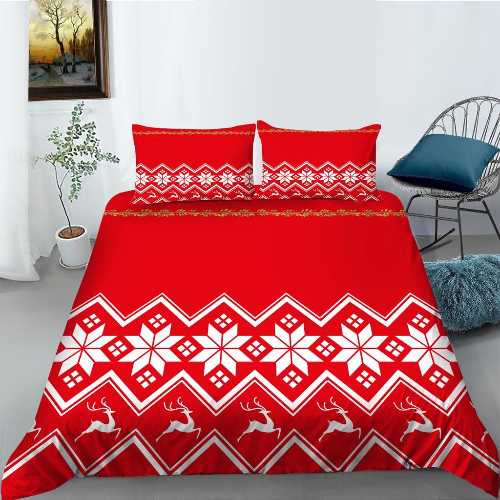 Комплект постельного белья с 3D рождественским принтом, домашнее постельное белье, уникальный дизайн, покрывала, роскошный комплект постельного белья, подарок