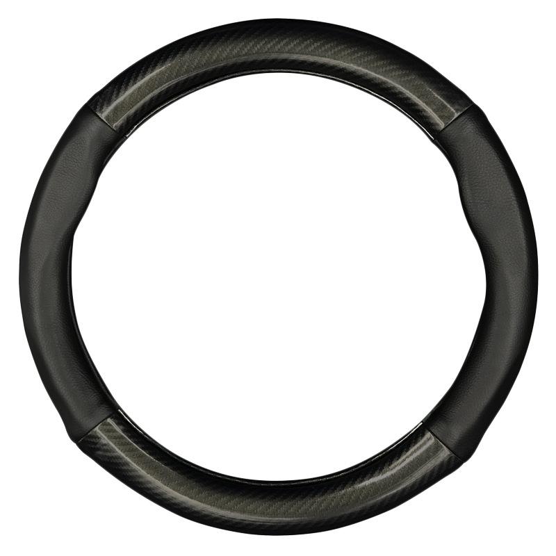 Car Steering Wheel Cover for Accord, CRV, XRV, Vezel, Spirior, and Crider - Carbon Fiber