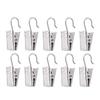 10Pcs Curtain Clips with Hook for Curtain Photos Home Decoration Outdoor Christmas Party Wire Holder for Hanging Curtain