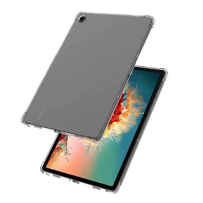 Для Samsung Galaxy Tab A9 + 11 дюймов Прозрачный чехол для A9 Plus 11 дюймов Мягкий чехол для подушки безопасности из ТПУ для X210 X216
