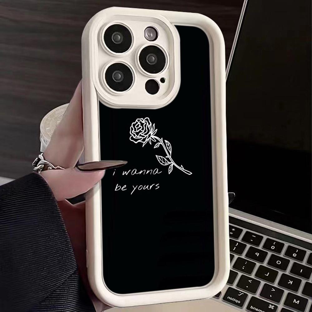 Ae79 femme Framed Black Art защитные чехлы для телефонов Xiaomi Poco X5 M6 Redmi Note 13 12 11 Pro 13C 12C A3 9 10 12S Angel Eyes TPU задняя крышка