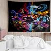 Naruto Print Tapestry, Backdrop, Easy Setup, Ideal for Bedroom, Office & Living Room, with Aesthetic Wall Hanging Decor.