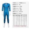 Fantastic Four Costume Jumpsuit Halloween Cosplay Outfit Tight Performance Suit