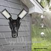 V380 Solar WiFi Street Light: 4G Dual Lens Night Vision, Waterproof Camera