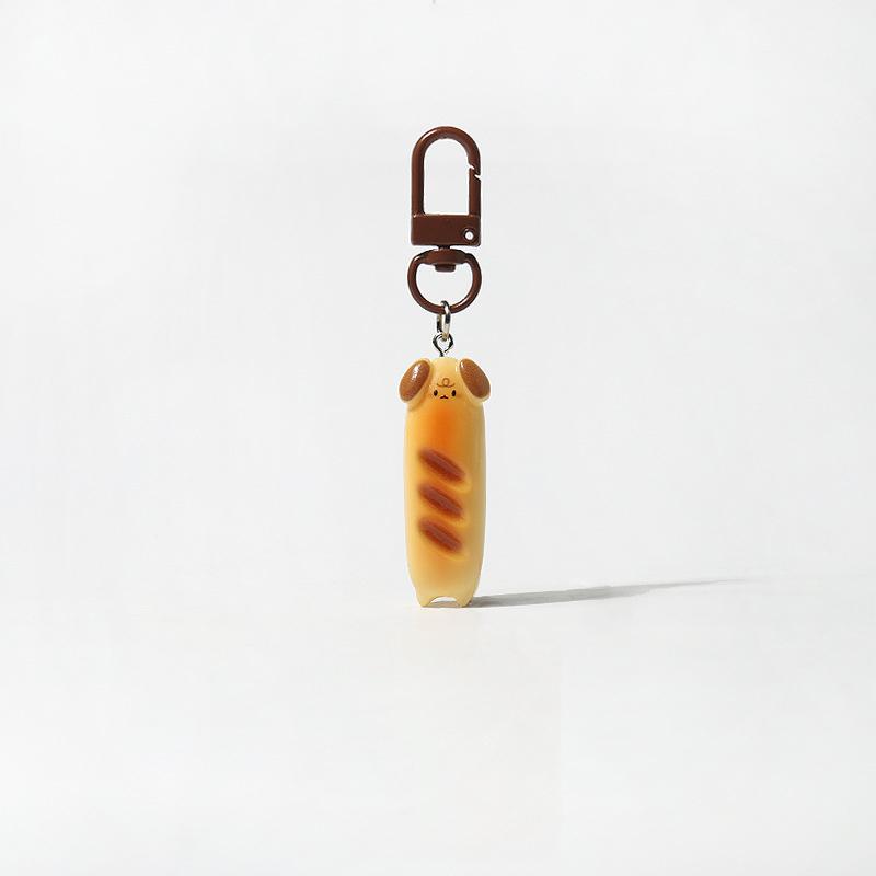 Милый мультяшный багет брелок личность кавайный животное хлеб автомобиль брелок кулон рюкзак украшения аксессуары подарки