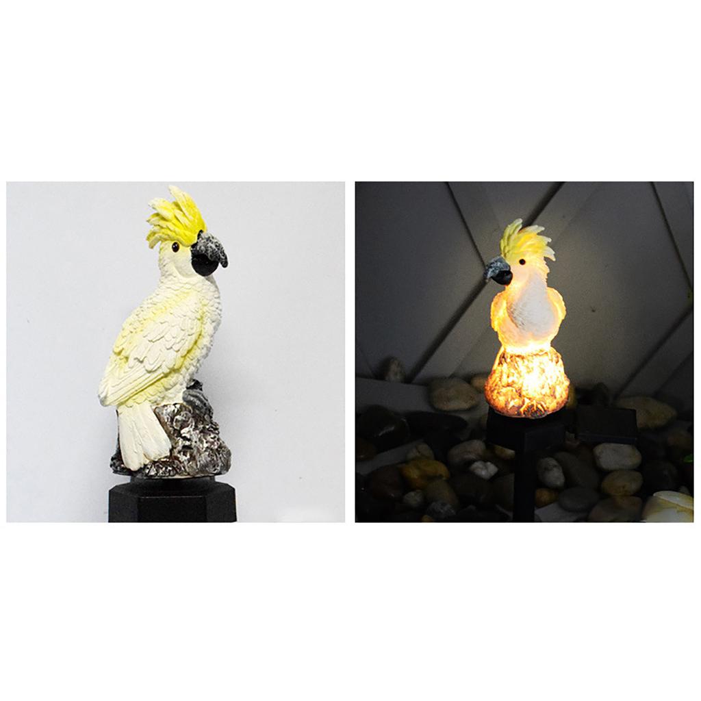 Garden Decoration Resin Parrot Solar light Garden Light