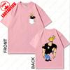 Винтажная футболка Johnny Bravo с мотоциклом 90-х, смешная, мультяшная, для мужчин, женщин, ретро, классическая, с ТВ-шоу, хипстерские, хлопковые топы, подарок
