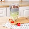 Portable Breakfast Oatmeal Cereal Nut Yogurt Salad Cup with Fork Spoon Double Layer Large Capacity Soy Milk Cup Household Supplies