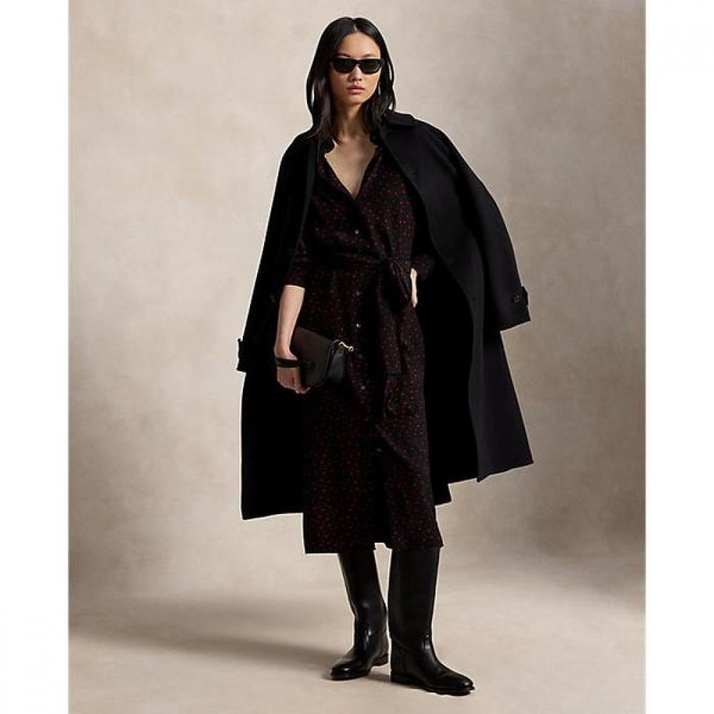 Polo Ralph Lauren Women S Printed Crepe Tie waiSt ShirtdreSS wmpodrSnfa21169001