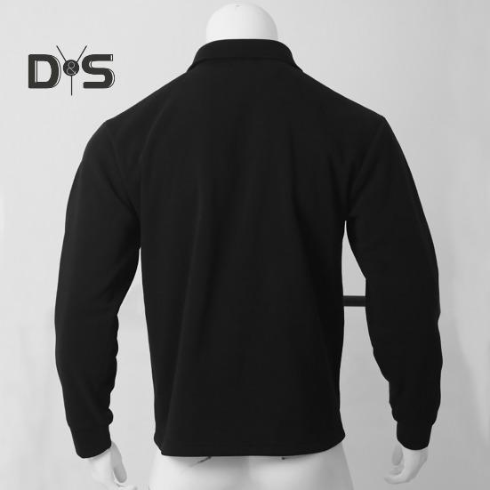 Men Jacket Lapel Single-breasted Top Solid Color Slim Thickened Warm Coat Casual Autumn Winter Outwear for Daily Wear