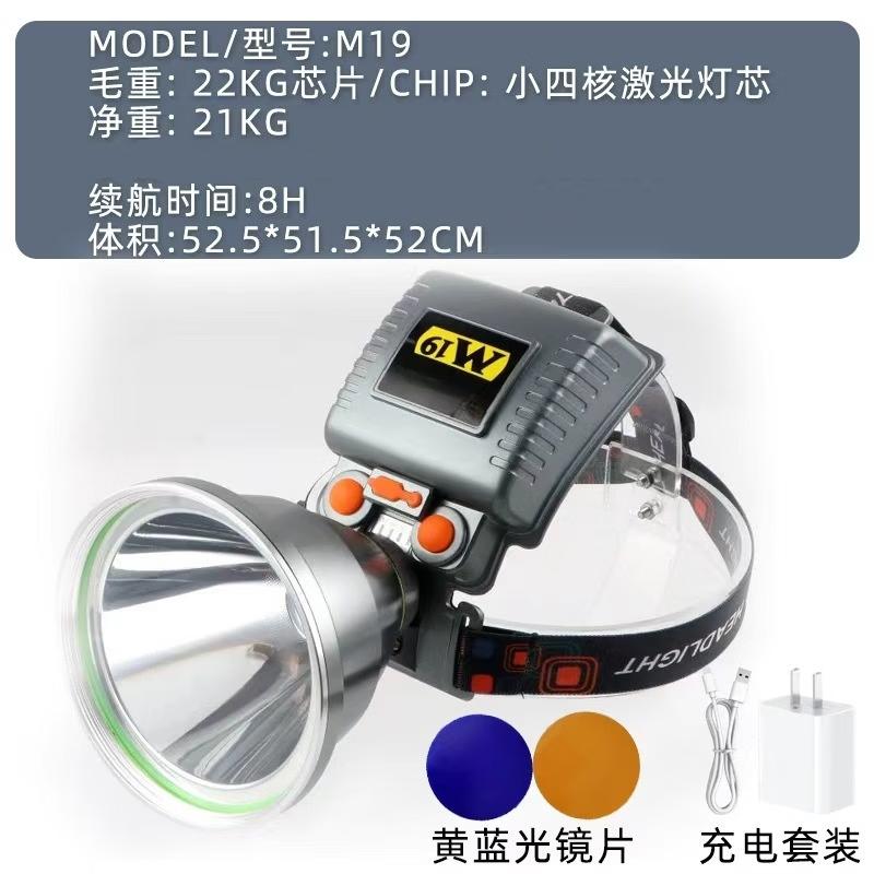 Полностью алюминиевый лазерный налобный фонарь Lishi M19