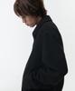 Musinsa Standard Wool Blend Minimal Blouson Jacket [Black]