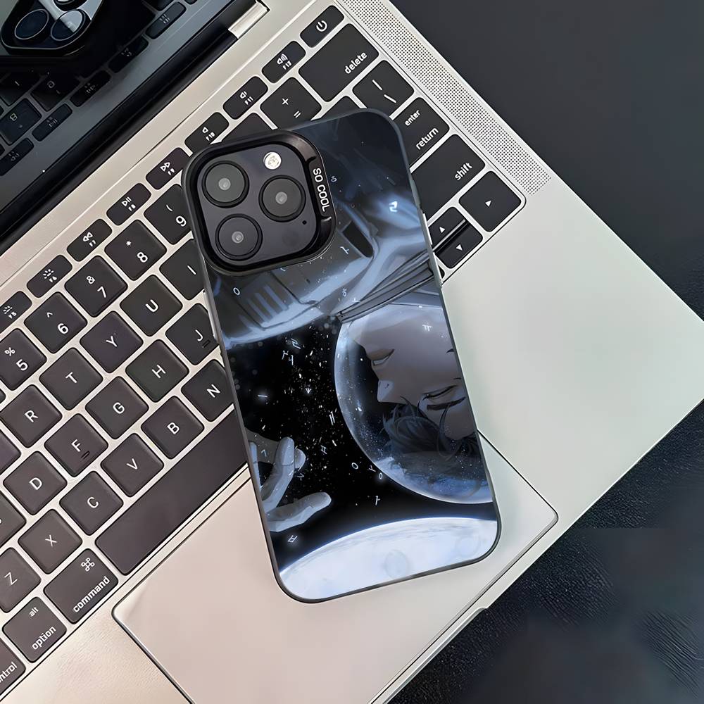 Чехол для телефона «Всеведущий читатель» для iPhone 17, 16, 15, 14, 13, 12, 11, Pro, XS, Max, Plus, Mini, SE4, E Черный матовый противоударный чехол