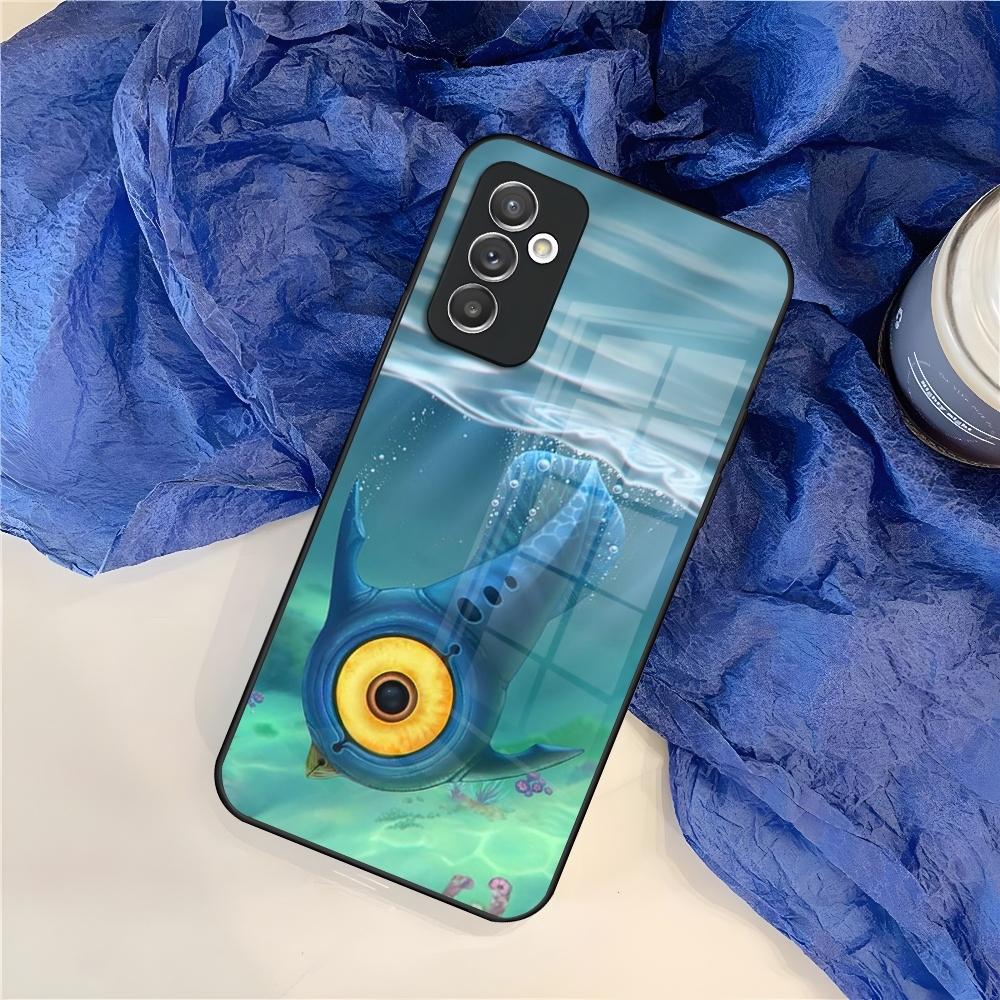 Чехол для телефона Subnautica для Samsung Galaxy S26 S25 S24 S30 S21 S23 S20 S22 Fe Pro Edge Ultra Plus стеклянная Защитная крышка