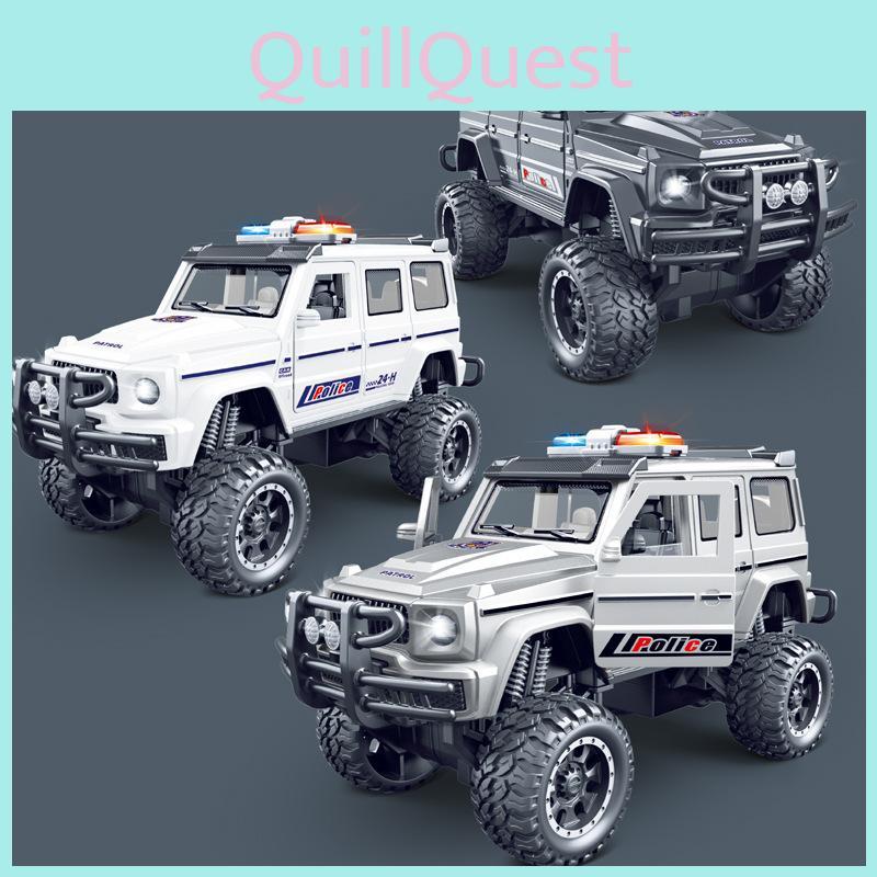 Car Children Police Toy Inertia Car Model With Lighting And Sound Function