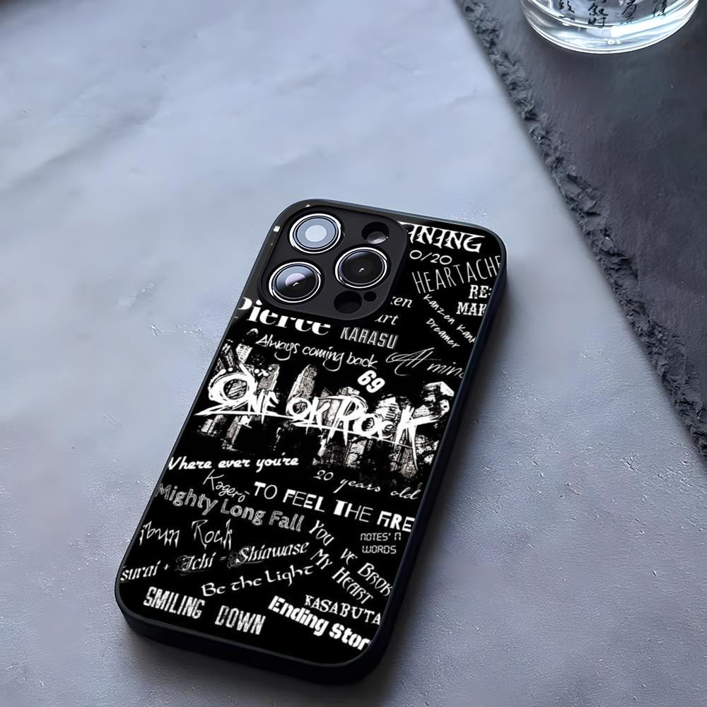 Чехол для телефона ONE OK ROCK Закаленное стекло Для IPhone 17 13 14 16 12 15 11 Pro Max Plus Mini X XR SE2020 Coque