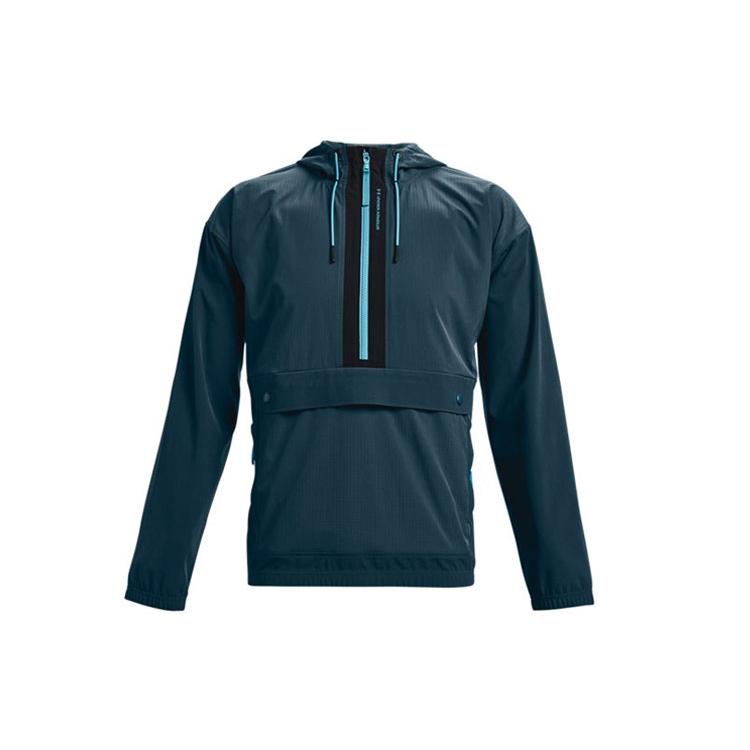 Under Armour RUSH Толстовки Мужские Синие С капюшоном Умеренный Обычный 1366188-413