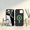 Чехол для телефона Аниме R-Бродяга Кэнсин Для iPhone 17, 16, 15, 14, 13, 12, 11 Plus, Pro Max Магнитный Для Magsafe Беспроводной Зарядки