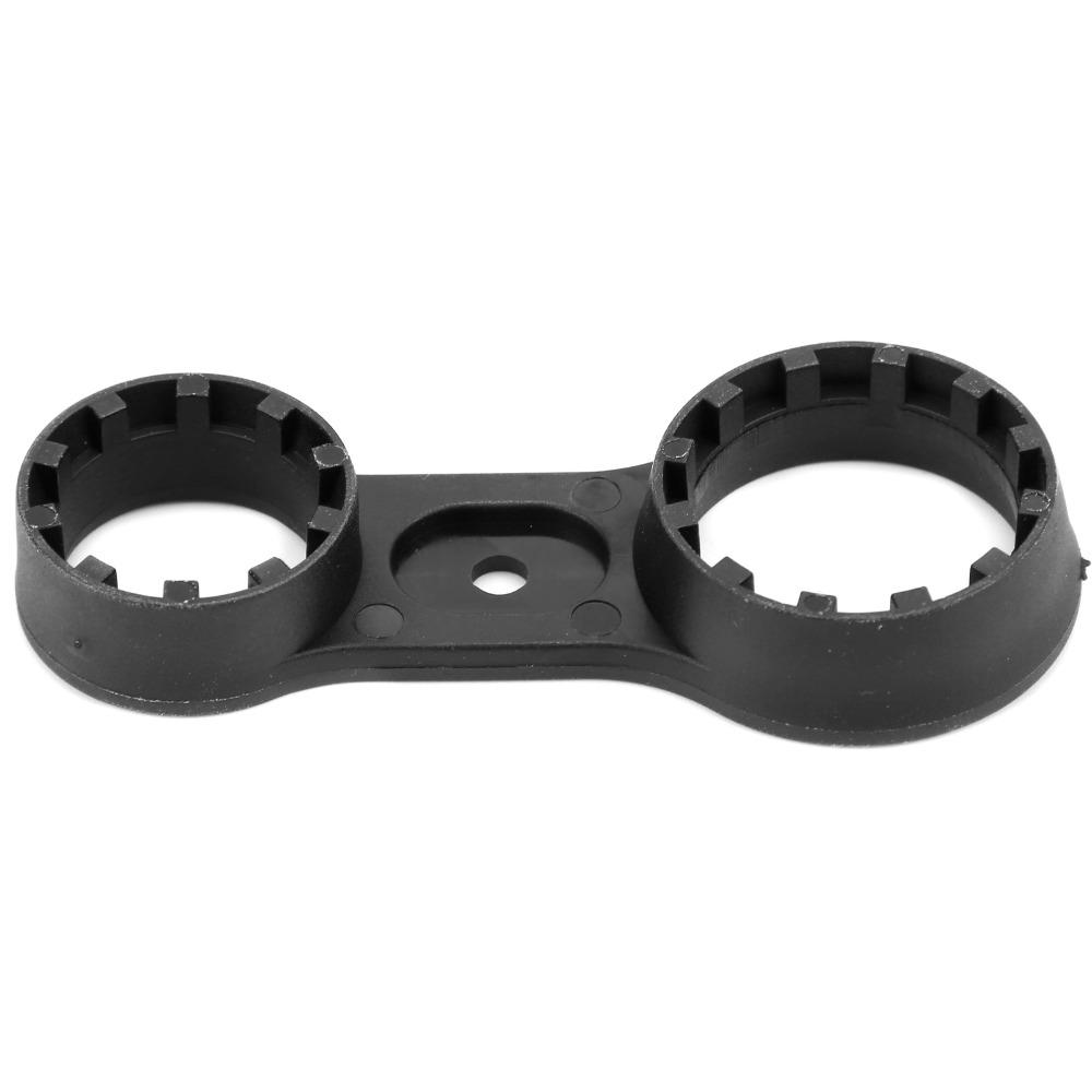 2PCS Double Head Bicycle Front Fork Wrench Plastic Bike Front Fork Cap Wrench Mountain Bike Repair