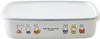 Fuji Enamel Miffy 70th Anniversary Shallow Square Container, Large, MF70-L