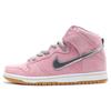 Dunk SB Dunk SB High Повседневные Нескользящие Легкие Высокие Кеды для Скейтборда Мужские Розовые 554673-610