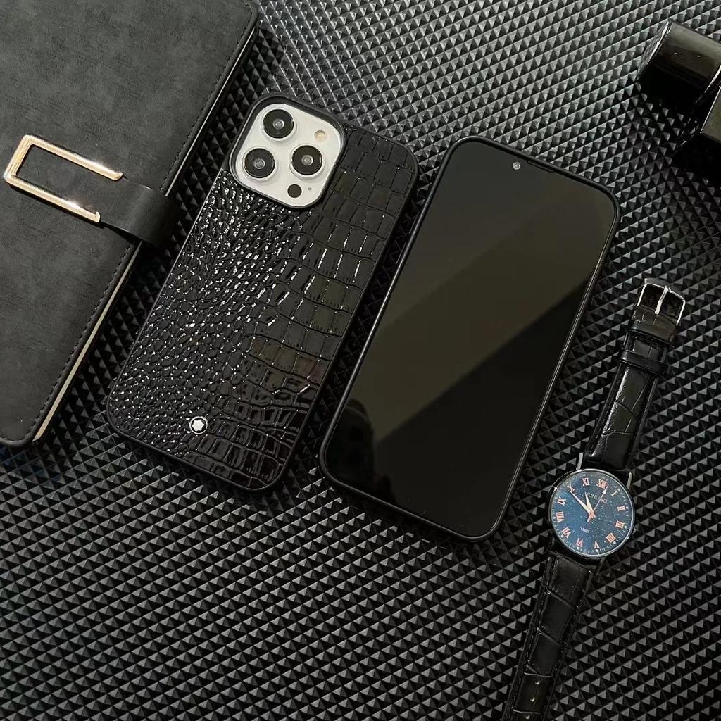 Деловой Ins Высококачественная Кожа Текстура Чехол для Телефона Для IPhone17 16 15 14 13 Pro Max Простой Парный Дизайн Защитная Крышка Защита от Падений