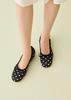 Bestu 26 Autumn Fashion Bow Trendy Commuting Shallow Mouth Round Head Women's Single Shoes U2632CQ6