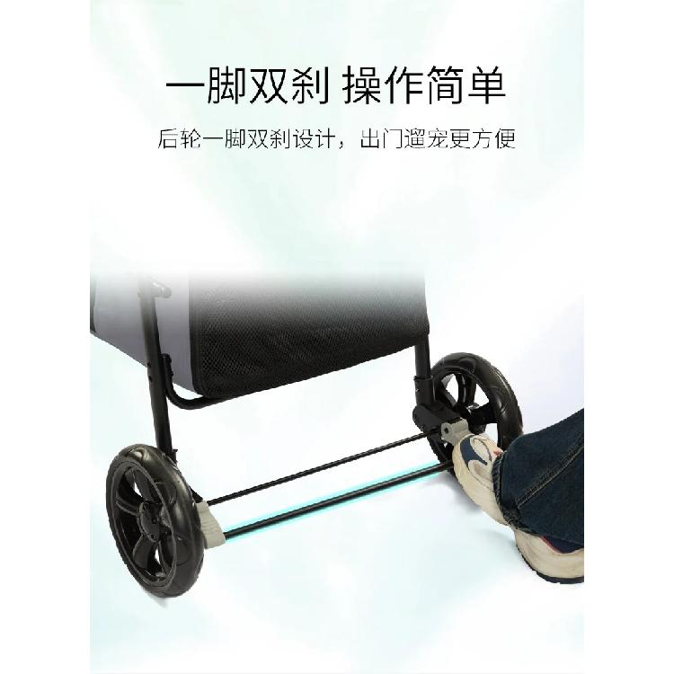Pet Strollers Extra large dog outdoor pet stroller universal large dog pet cat stroller foldable