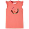 Children's T-shirt and Coral Ruffle Sleeves 92/104/116/128/140