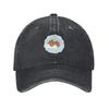 Cartoon Bear Sleeping On The Clouds Baseball Cap for Men Women Vintage Trucker Hat Golf Hats Dad Caps