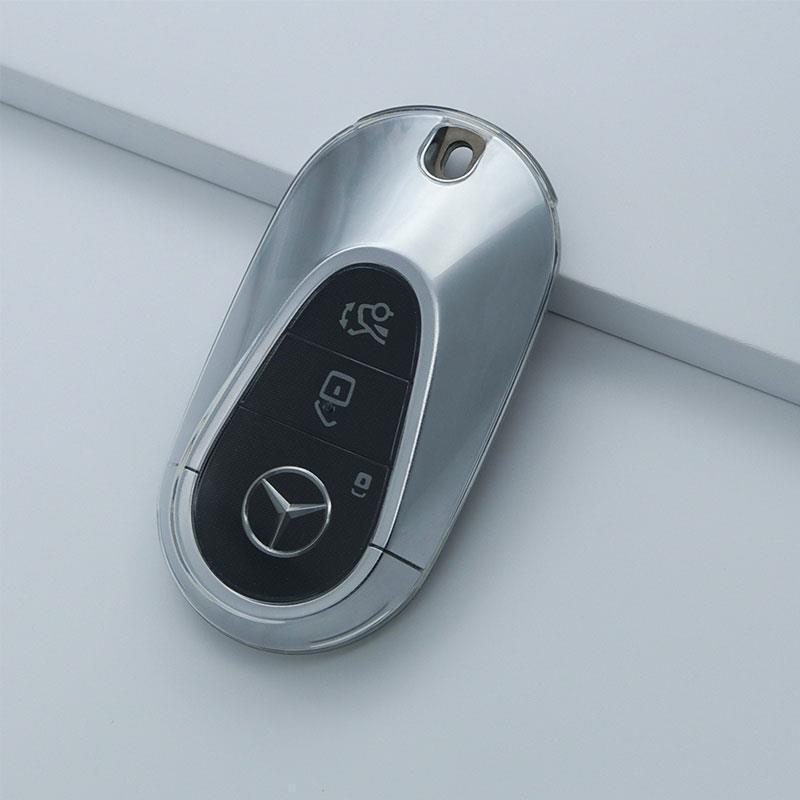 Прозрачный чехол для ключей Mercedes-Benz для C260, LC200, S400, E-Class, C-Class, EQE, GLC - Унисекс