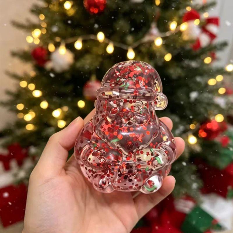 Santa Claus Stress Relief Squeeze Toy Lightweight Slow Rising Antistress Toy for Kids Goodie Bag Fillers Party Favors
