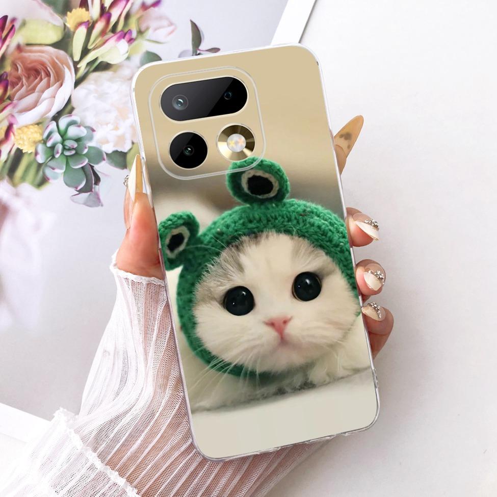 Transparent For Realme 16 Pro 5G Case Luxury Cute Cat Fashion Butterfly Cool Painted Casing For Realme RMX5121 RMX5120